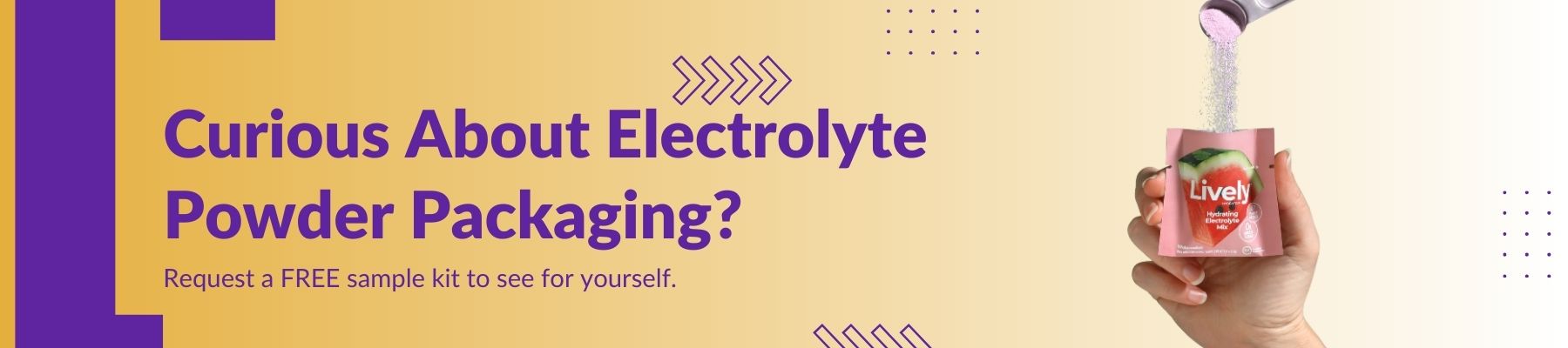 electrolyte pouch sample request