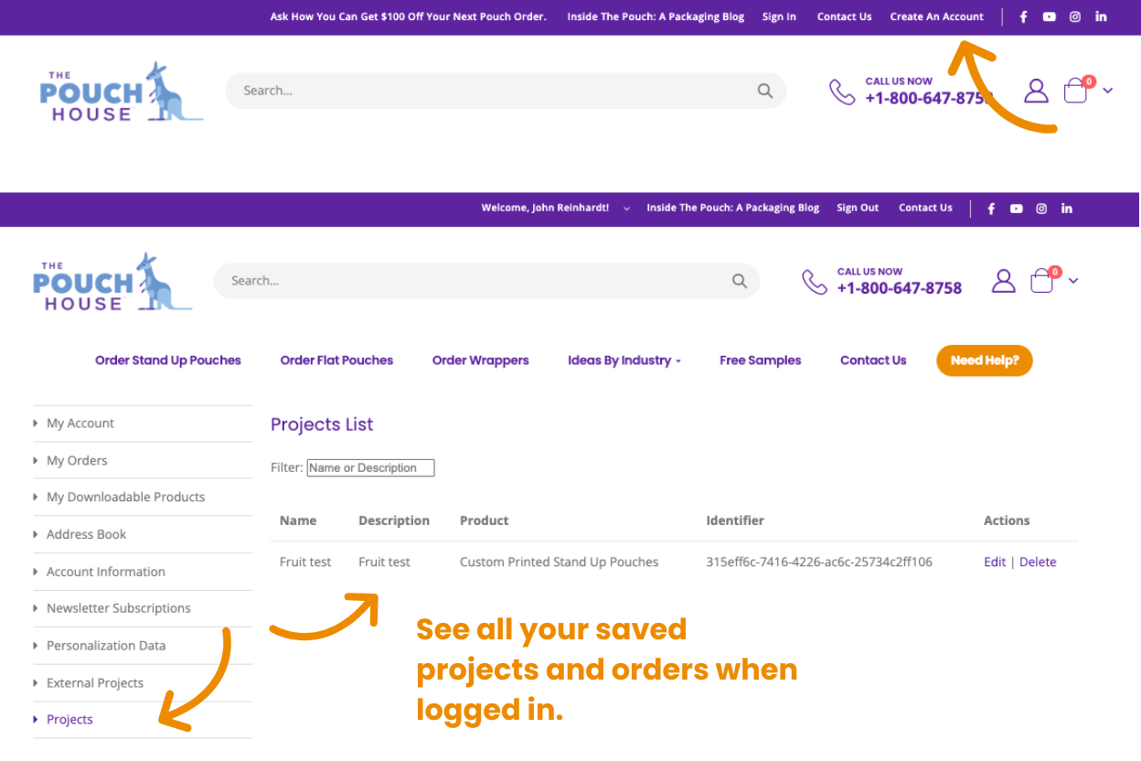 pouch project management