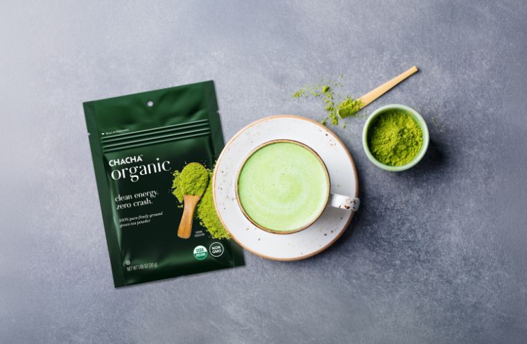 loos leaf tea pouch for smaller servings matcha