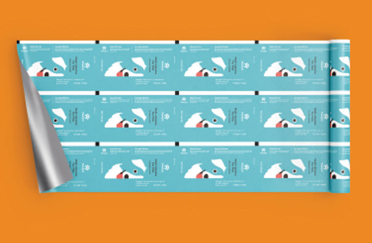 blue stick pack roll stock packaging for pets