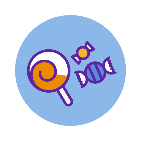 candy pouch icon