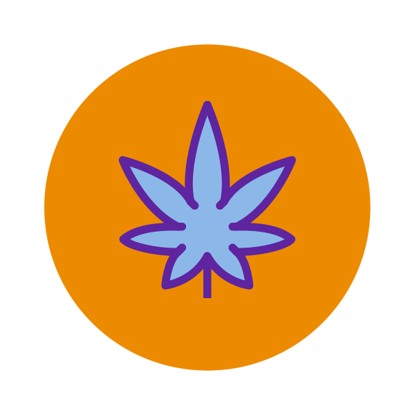 cannabis pouches icon