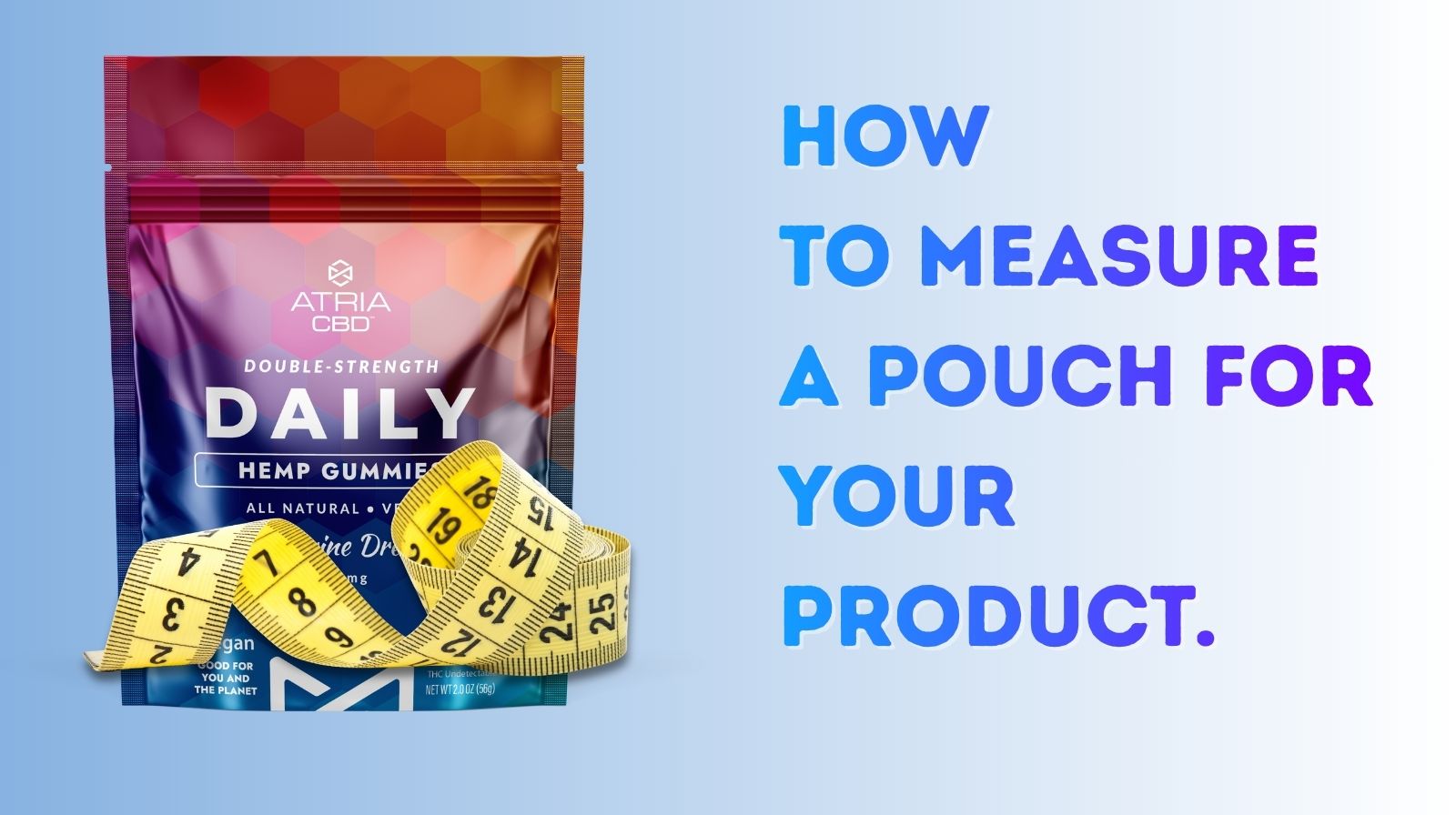 how to measure a pouch for your product a pouch with a sizing calculator