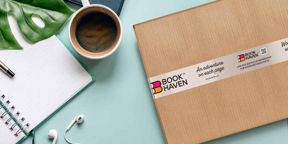 Custom printed packaging tape branding boxes